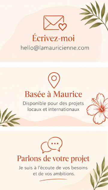 La Mauricienne - Contact et collaborations
